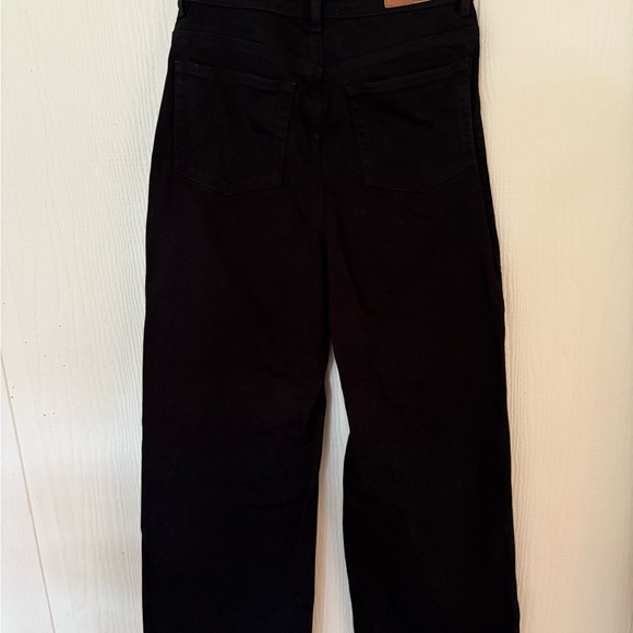 Sezane Black Le Crop Jeans High-Waisted Denim - Picture 9 of 9